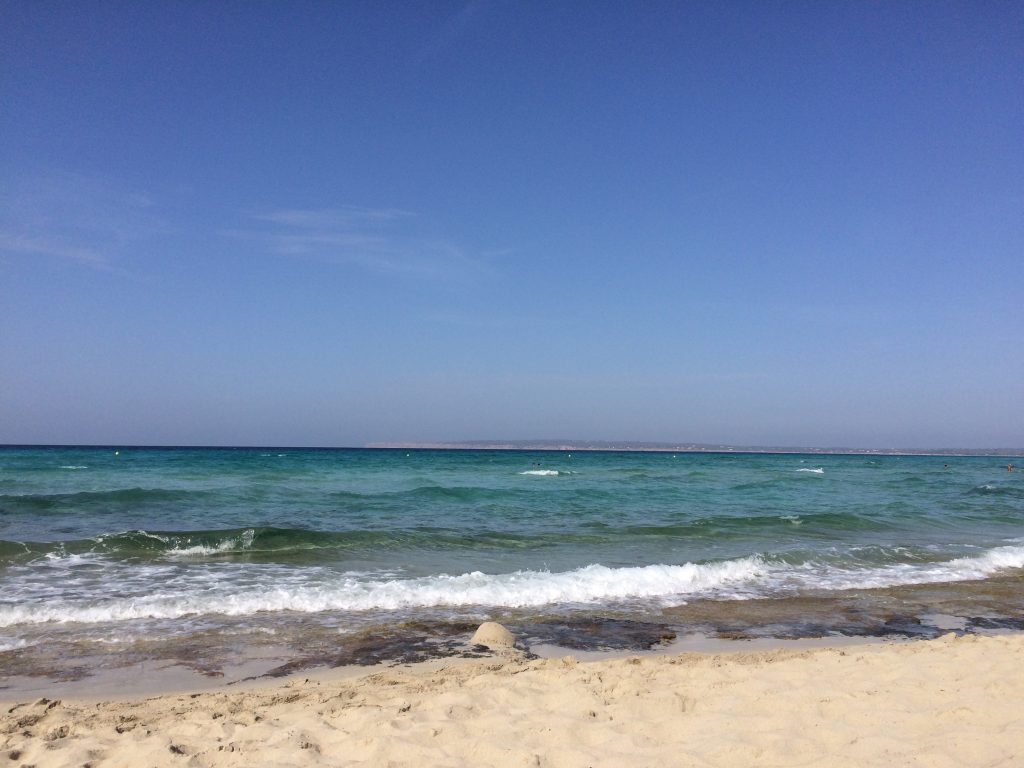 Playa migjorn Formentera
